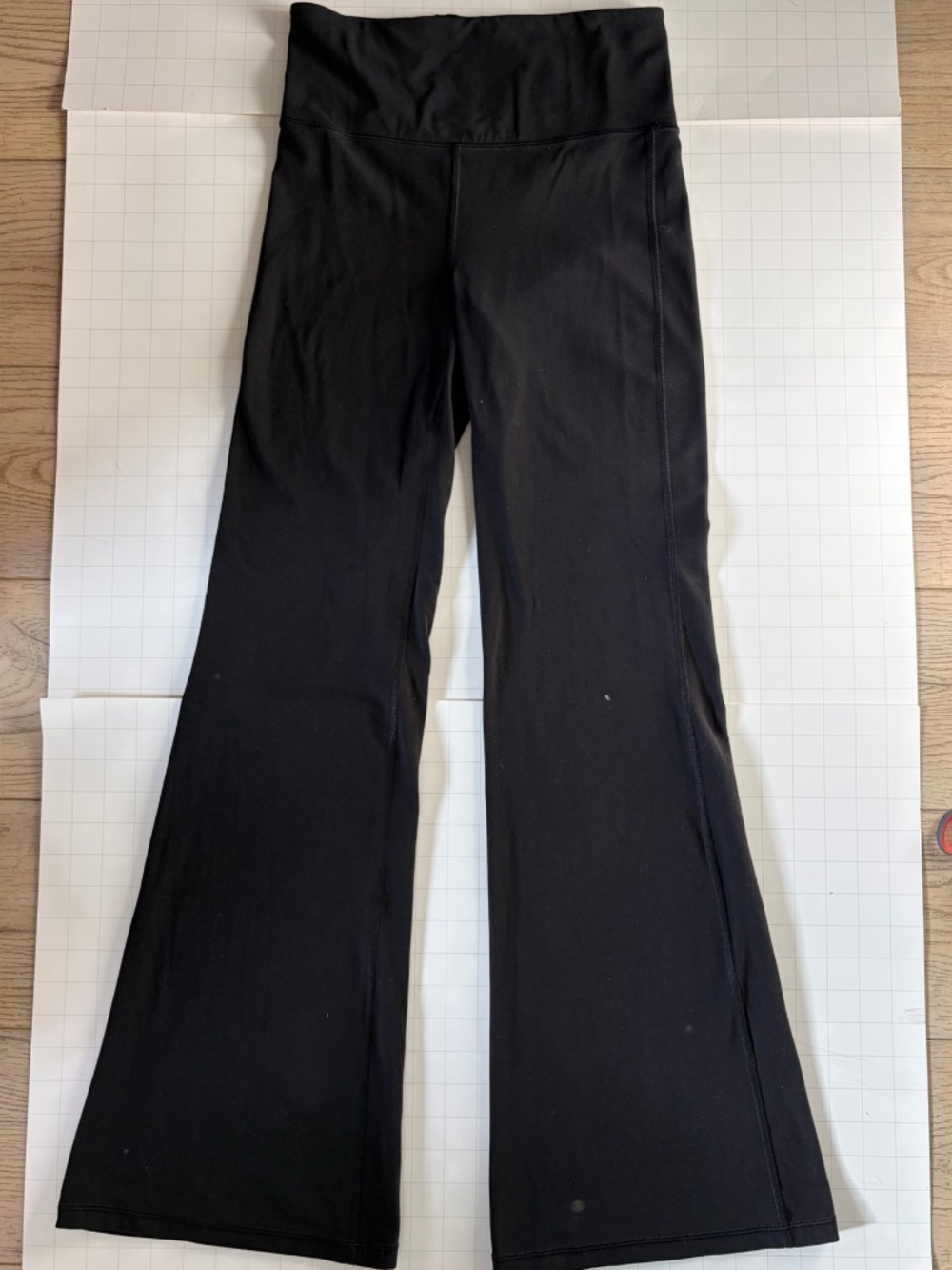 Athleta Elation Ultra High Rise Flare Pants Black Small Powervita
